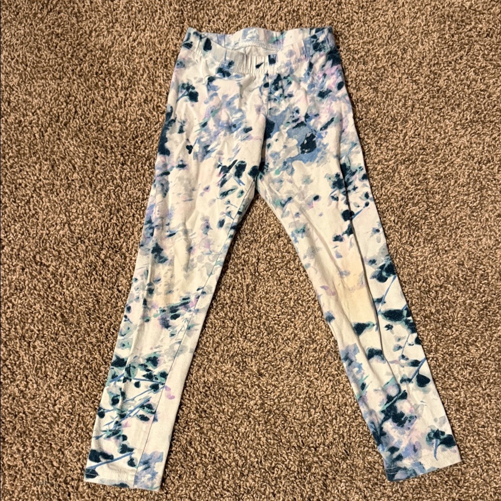 Old Navy Kids Watercolor Leggings - Blue and Purple